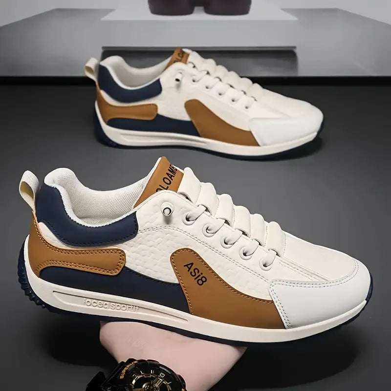 Baskets confortables pour hommes avec soutien de la voûte plantaire