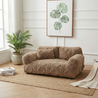 Canapé-lit amovible pour chien avec coussin