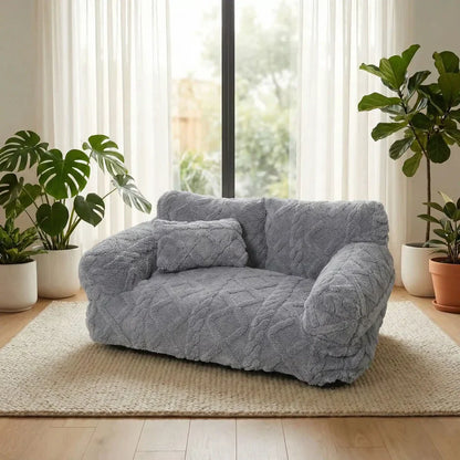 Canapé-lit amovible pour chien avec coussin