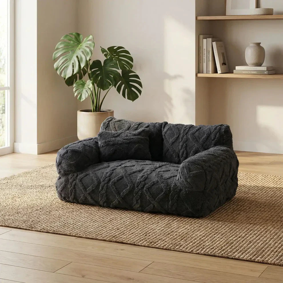 Canapé-lit amovible pour chien avec coussin