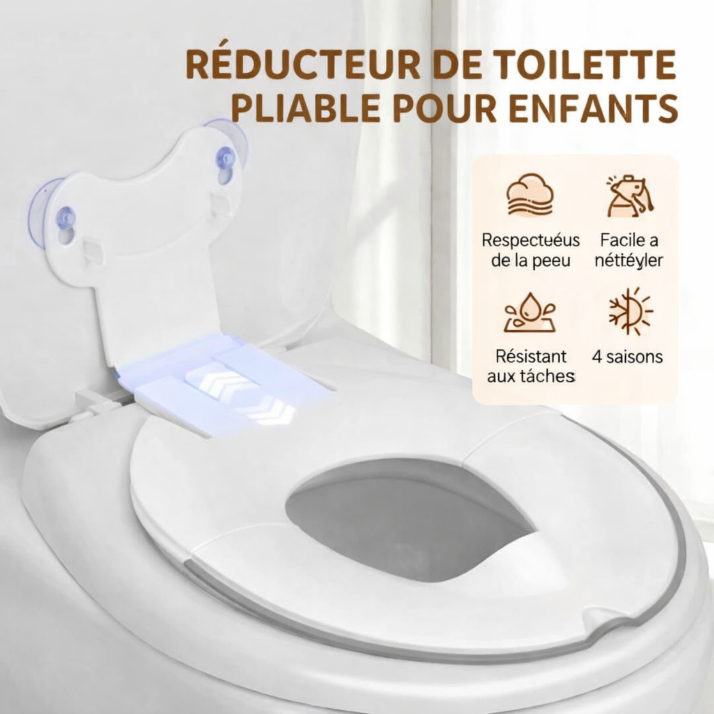 Siège de toilette de voyage pliable pour enfants
