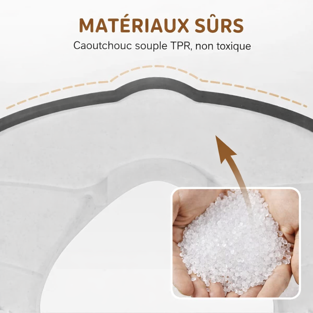 Siège de toilette de voyage pliable pour enfants