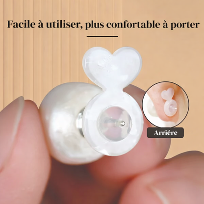 Lève-boucles d'oreilles en silicone pour un ajustement parfait