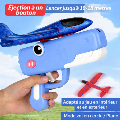 Lanceur d'avions en mousse DinoFly pour enfants