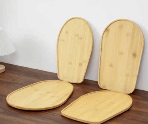 Plateau coulissant pour mixeur en bambou fait main