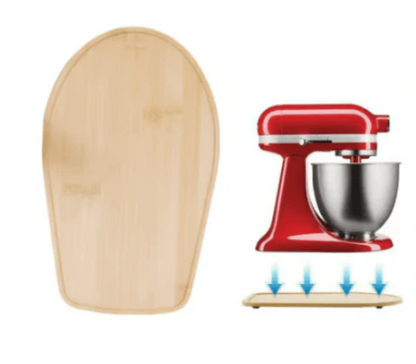 Plateau coulissant pour mixeur en bambou fait main