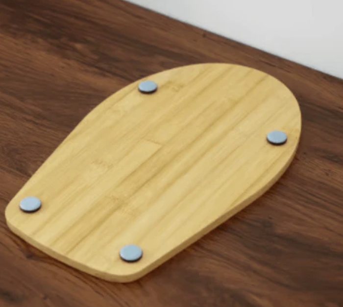 Plateau coulissant pour mixeur en bambou fait main