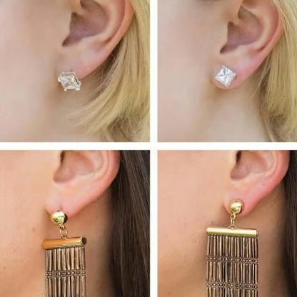 Lève-boucles d'oreilles en silicone pour un ajustement parfait