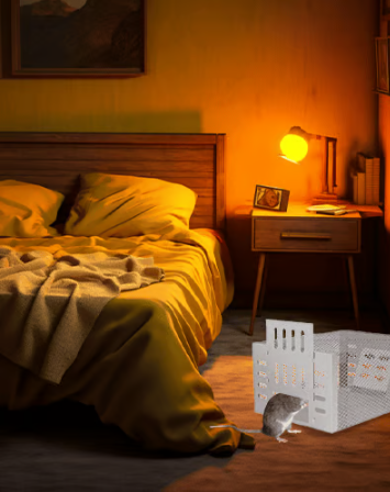 Piège à souris automatique à capture multiple et à déclenchement silencieux