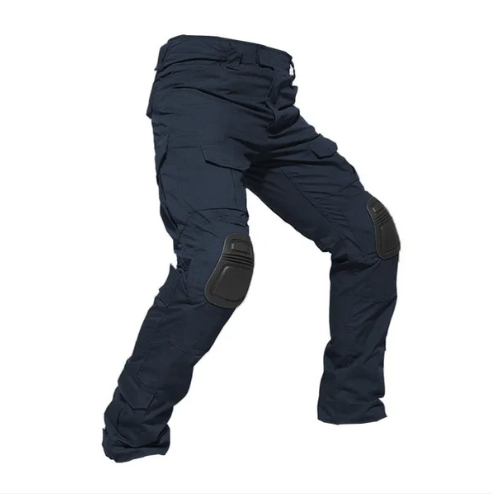 Pantalon cargo renforcé pour homme avec protections amovibles aux genoux