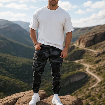 Pantalon utilitaire robuste multipoches pour homme