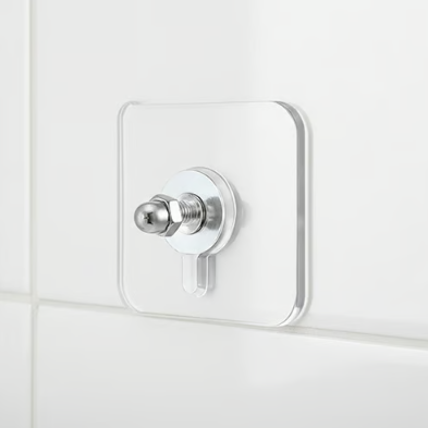 Ensemble de crochets muraux adhésifs transparents sans perçage