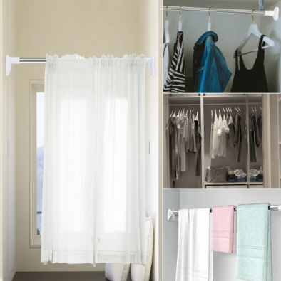 Tige télescopique réglable sans perçage