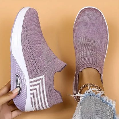 Baskets de Marche Orthopédiques Décontractées Respirantes à Enfiler pour Femmes