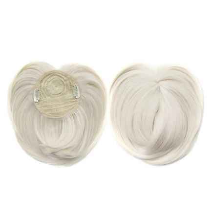 Postiche Femme Respirant à Clip avec Attache Élastique