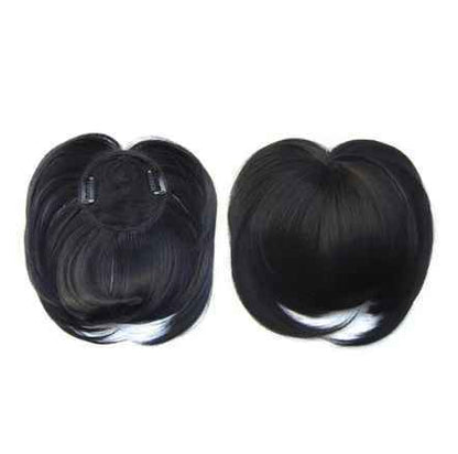 Postiche Femme Respirant à Clip avec Attache Élastique