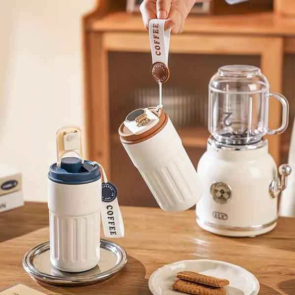 Mug de voyage intelligent en acier inoxydable de 450 ml avec affichage de la température