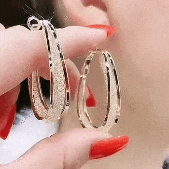 Boucles d’oreilles créoles ovales en maille tressée pour femme en argent sterling 925